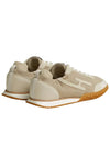 Men s Jet Sneakers Suede Goatskin Beige - HERMES - BALAAN 7