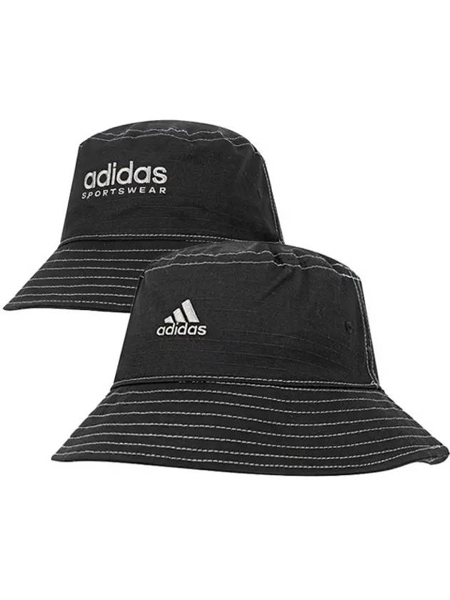 Classic Cotton Bucket Hat Black - ADIDAS - BALAAN 3