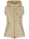 Women's Glygos Padded Vest Beige - MONCLER - BALAAN 2