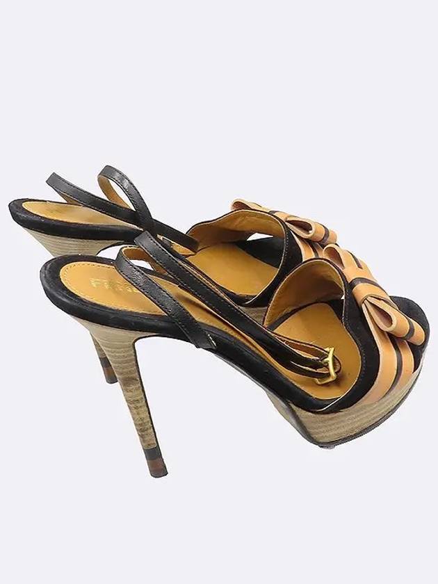 Smith Market Used Luxury Black Shoes Women s - FENDI - BALAAN 4