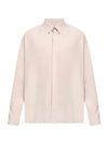 Alexandre Mattiussi Silk Blend Long Sleeve Shirt Pink - AMI - BALAAN 2