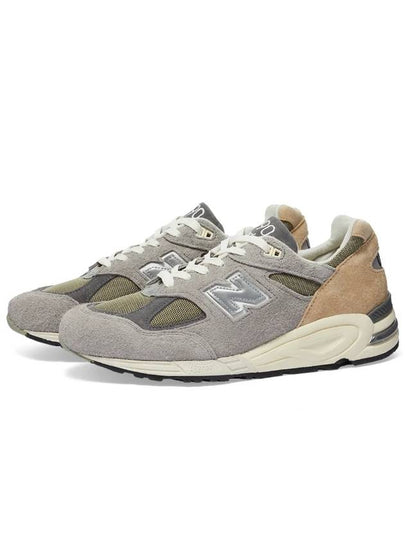 990v2 Low-Top Sneakers Grey - NEW BALANCE - BALAAN 2