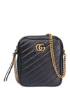 GG Marmont Small Cross Bag Black - GUCCI - BALAAN 2