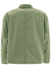 logo military overfit shirt jacket 1110321 OLIVE - STUSSY - BALAAN 3