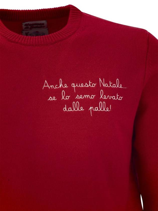 VACANZE DI NATALE jumper in wool and cashmere blend - MC 2 SAINT BARTH - BALAAN 4