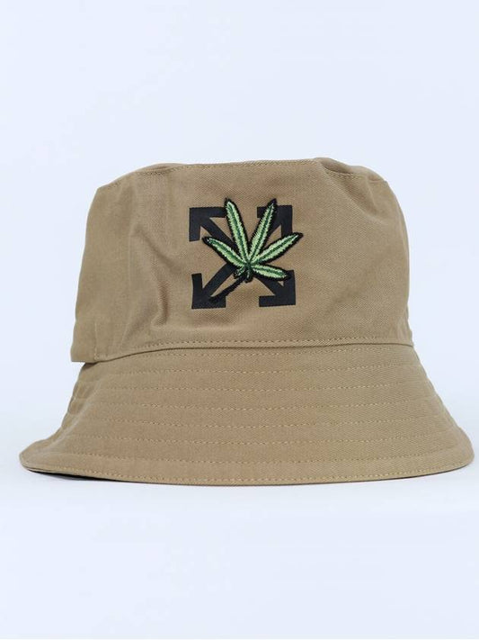 with arrow logo bucket hat beige - OFF WHITE - BALAAN 2