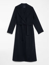 Women's Polo Wool Coat Navy - S MAX MARA - BALAAN 3