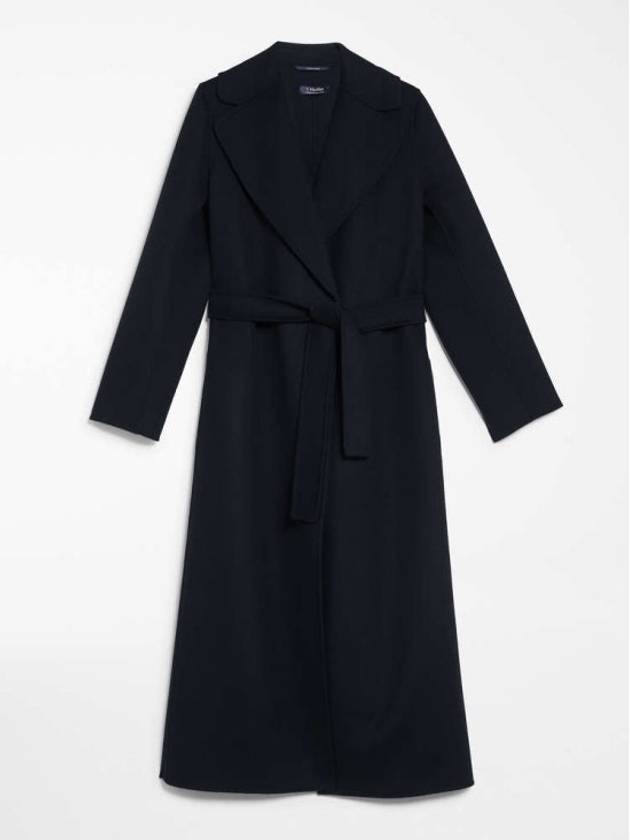 Women's Polo Wool Coat Navy - S MAX MARA - BALAAN 3