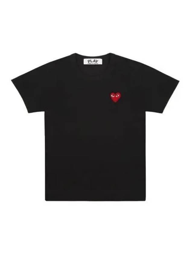 P1T108 1 AX T108 051 PLAY Red Heart Waffen Men s Short Sleeve T Shirt 1167241 - COMME DES GARCONS - BALAAN 1