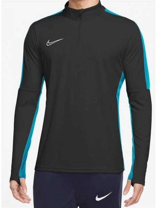 Dri Fit Academy 1 4 Zip Up Long Sleeve T-Shirt Black - NIKE - BALAAN 2