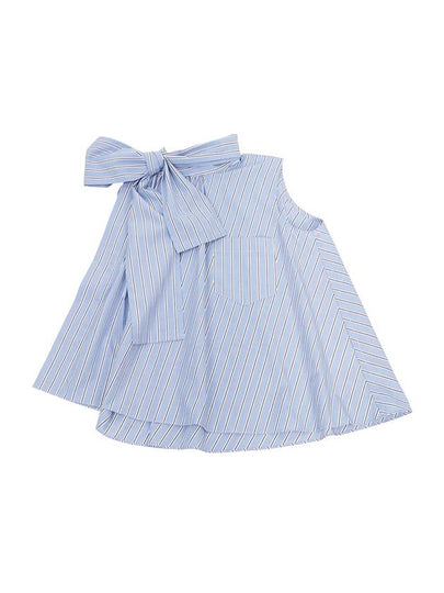 Cotton Poplin Blouse Light Blue - SACAI - BALAAN 2