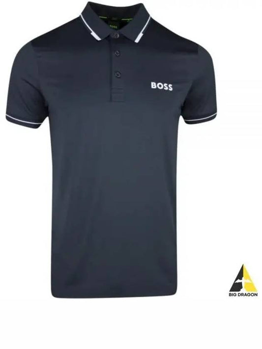 Paul Pro Slim Fit Polo Shirt Dark Navy - HUGO BOSS - BALAAN 2