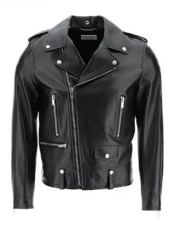 Black lambskin biker jacket 270662 - SAINT LAURENT - BALAAN 1