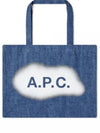 Diane Cotton Tote Bag Blue - A.P.C. - BALAAN 2