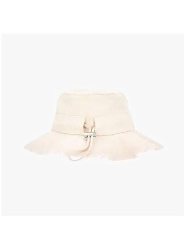 Artichaut Frayed Expedition Bucket Hat Off White - JACQUEMUS - BALAAN 6