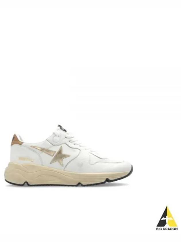 Running Sole Sports Low Top Sneakers Gold White - GOLDEN GOOSE - BALAAN 2