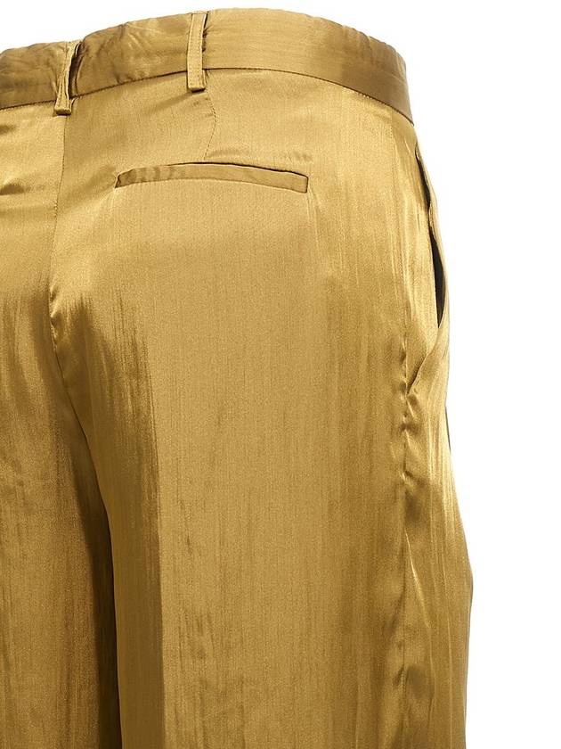 Nude Satin Pants - NUDE - BALAAN 4