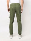 Men's Wappen Patch Slim Cargo Straight Pants Khaki - STONE ISLAND - BALAAN 5