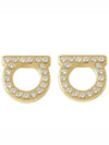 Gancini crystal earrings 760123 - SALVATORE FERRAGAMO - BALAAN 2