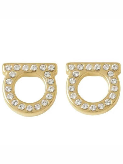 Gancini crystal earrings 760123 - SALVATORE FERRAGAMO - BALAAN 2