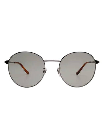 Eyewear Round Metal Sunglasses Gray - GUCCI - BALAAN 1