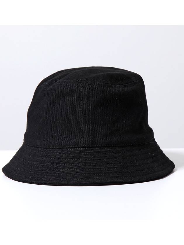 Haley Embroidered Logo Bucket Hat Black - ISABEL MARANT - BALAAN 4