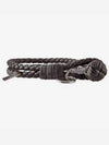 Intrecciato Double Weaving Leather Bracelet Espresso - BOTTEGA VENETA - BALAAN 2