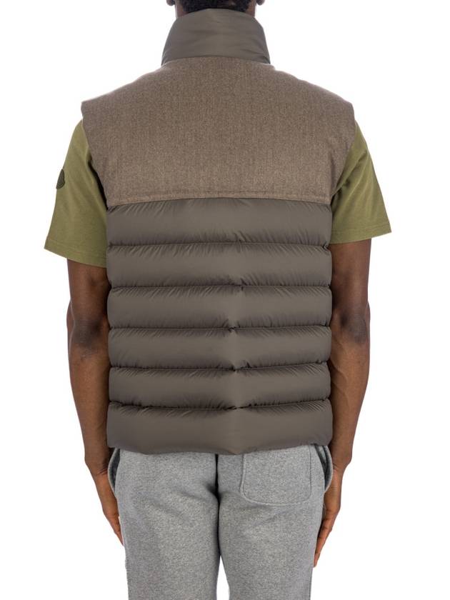 Rance Down Vest Light Brown - MONCLER - BALAAN 4