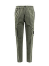 Compass Badge Cargo Straight Pants Green - STONE ISLAND - BALAAN 1