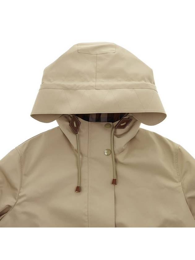 Women's Lightweight Hooded Jacket Soft Fawn - BURBERRY - BALAAN 4