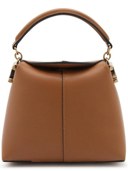 Women's T Case Leather Micro Messenger Bag Brown - TOD'S - BALAAN 1