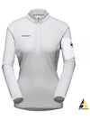 Women's Aenergy Light ML Half Zip Full Long Sleeve T-Shirt White - MAMMUT - BALAAN 2