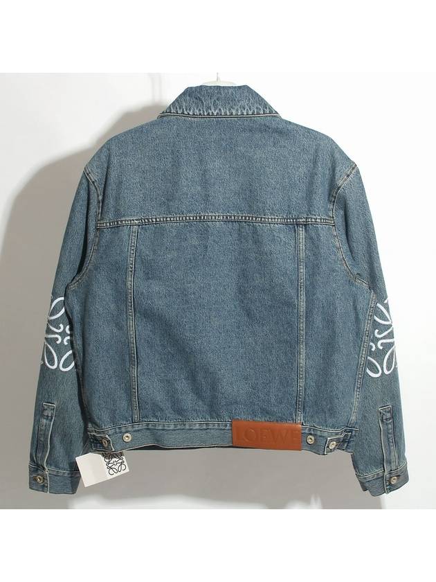 Anagram Denim Jacket Blue - LOEWE - BALAAN 3