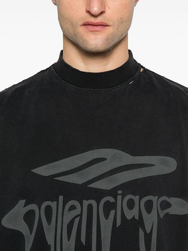 BALENCIAGA OVERSIZED T-SHIRT - BALENCIAGA - BALAAN 5