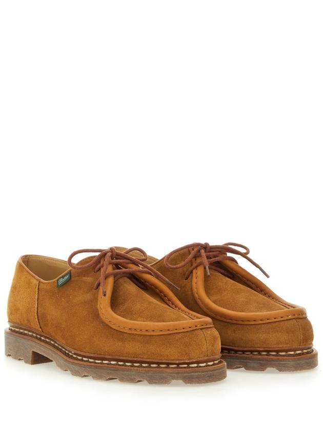 Michael Velor Suede Derby Brown - PARABOOT - BALAAN 4