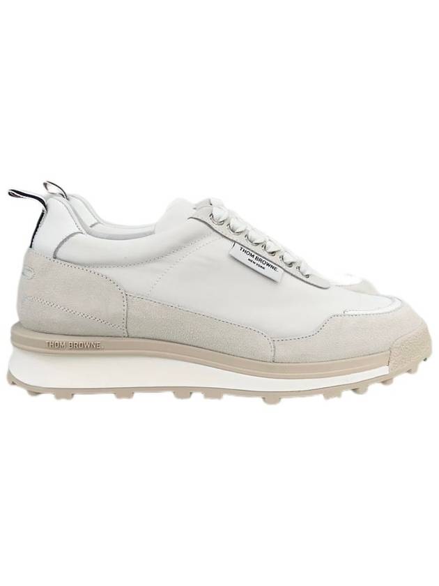 Eco Nylon Alumni Low Top Sneakers White - THOM BROWNE - BALAAN 3