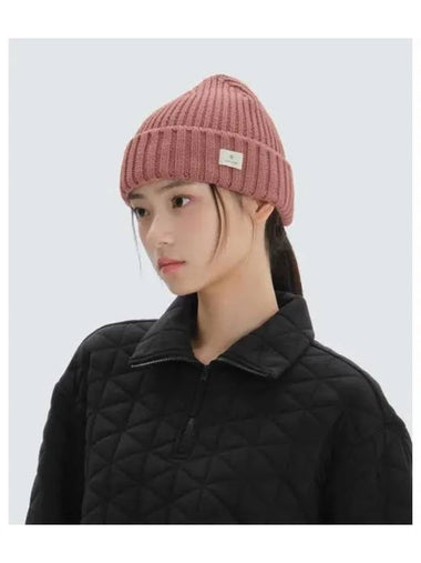 Folded Beanie S24WUFKC61 Salmon - SNOW PEAK - BALAAN 1