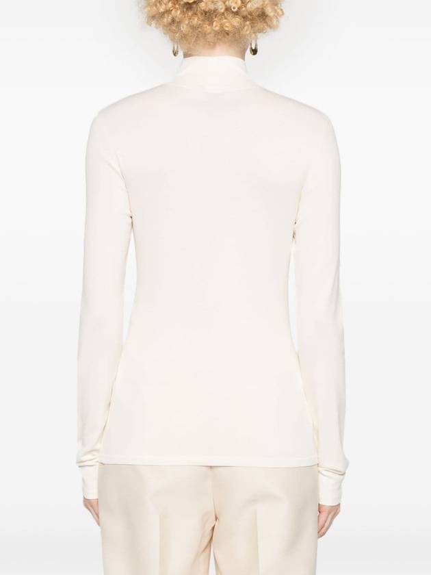 Rib Turtleneck Cream - LEMAIRE - BALAAN 3