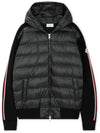 Men s logo patch black knit padding 9B00022 M1131 999 - MONCLER - BALAAN 3