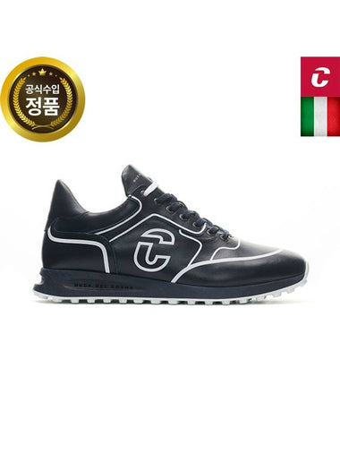 Official Italian handmade golf shoes FLYER DARK NAVY - DUCA DEL COSMA - BALAAN 1