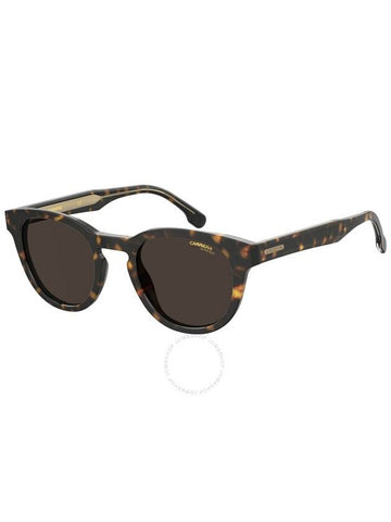 Carrera Brown Oval Unisex Sunglasses CARRERA 252/S 0086/70 50 - CARRERA - BALAAN 1