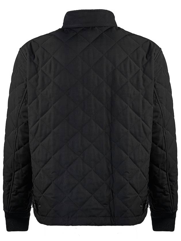 Diamond Quilted Thermoregulated Jacket Black - BURBERRY - BALAAN 4