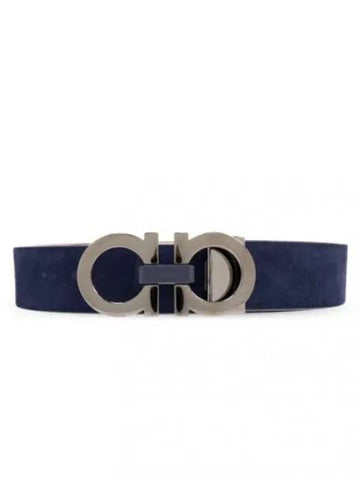 Ferragamo 670385 776404 Gancini Adjustable Belt - SALVATORE FERRAGAMO - BALAAN 1