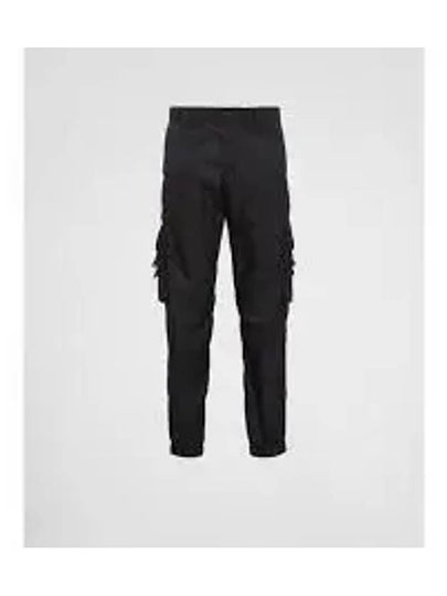 Re-Nylon Buckle Strap Pocket Track Pants Black - PRADA - BALAAN 2