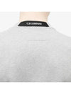 Diagonal Raised Fleece Sweatshirt Grey Melange - CP COMPANY - BALAAN 3