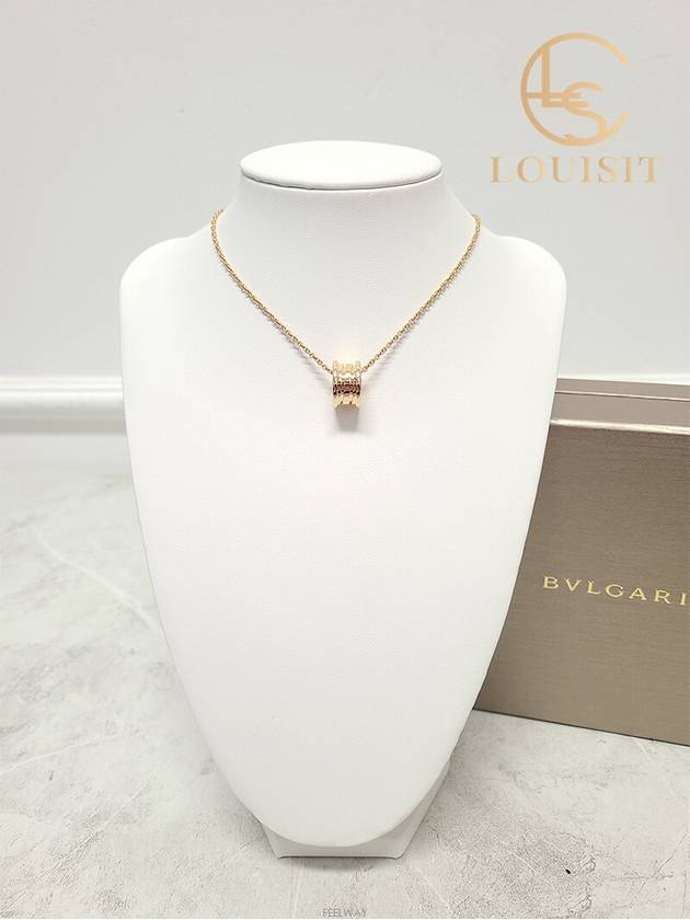 Used luxury goods Lewis It Rose gold B Zero1 necklace - BVLGARI - BALAAN 6