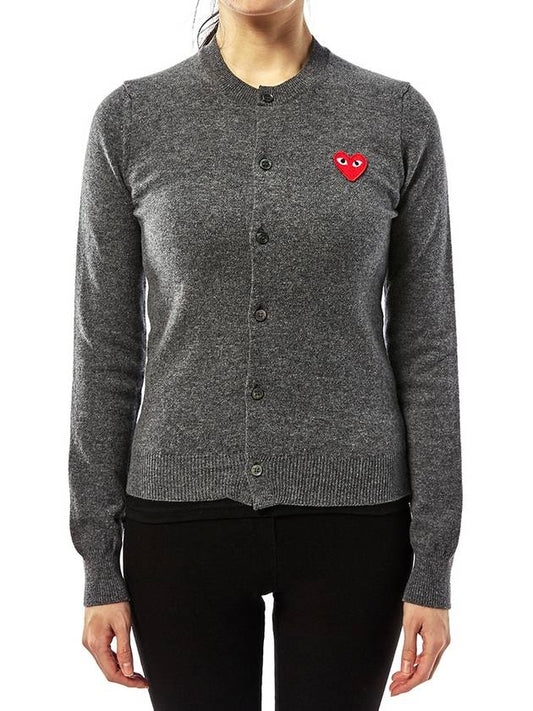 Comme des Gar ons Red Waffen Women s Cardigan AZ N007 051 3 - COMME DES GARCONS PLAY - BALAAN 1