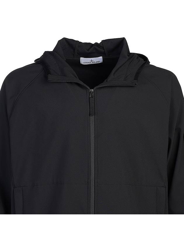 Soft Shell Technology Wappen Patch Track Jacket Black - STONE ISLAND - BALAAN 5