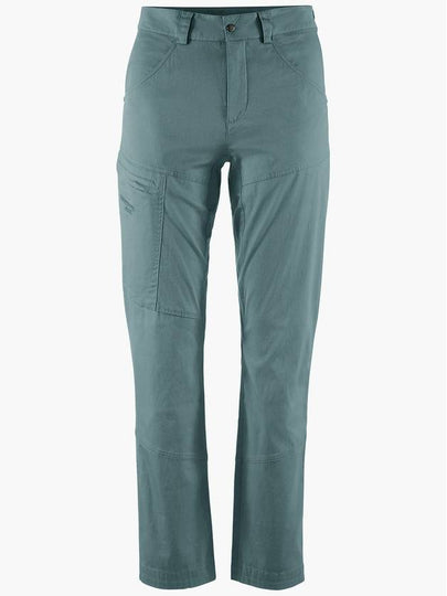 Women's Gefjon 2.0 Flexible Cotton Straight Pants Frost Green - KLATTERMUSEN - BALAAN 2