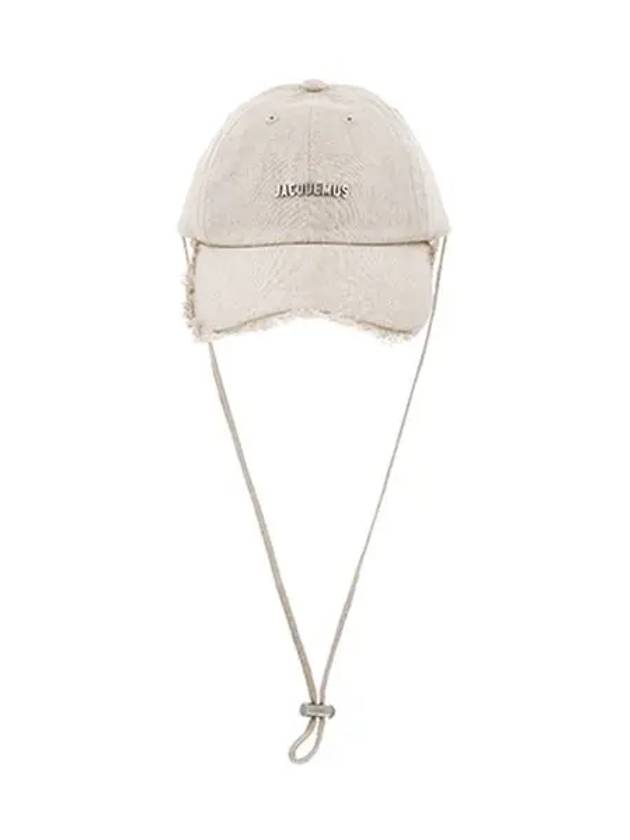 Artichaut Frayed Ball Cap Light Greige - JACQUEMUS - BALAAN 2